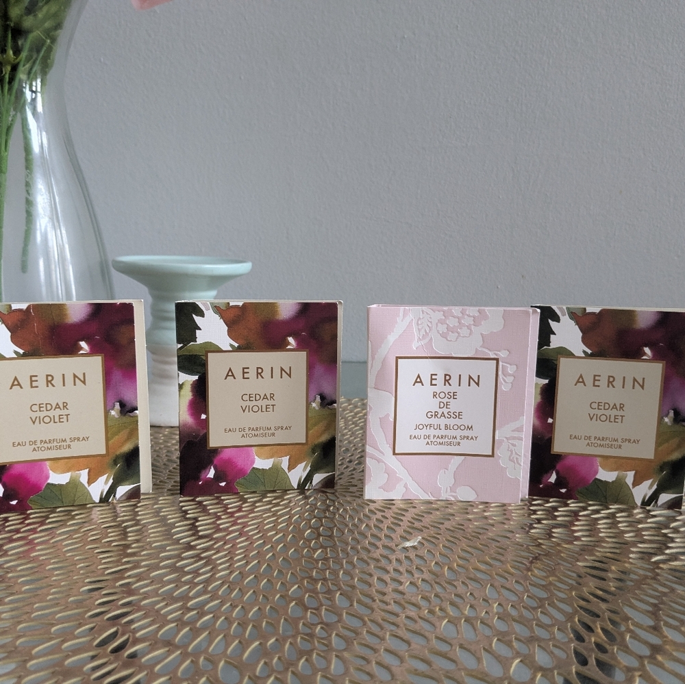 Aerin cedar violet samples